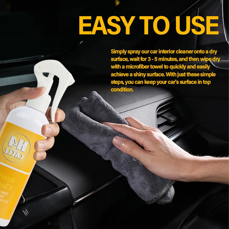 Spray Nettoyant Intérieur Voiture pour Sièges, Cuir & Tableau de Bord