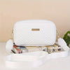 Quilted Crossbody Bag with Detachable Wallet