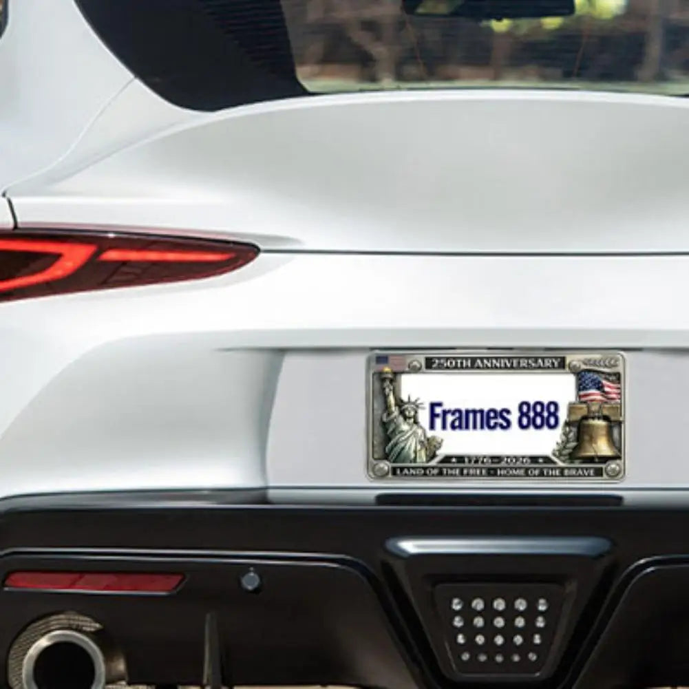 Commemorative Anniversary License Plate Frame