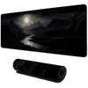 Large Non-Slip Mouse Pad with Night Moonlight Design