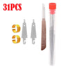 Stainless Steel Sewing Needle Set with Large Eye Design