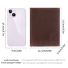 Vintage Genuine Leather Passport Holder with RFID Blocking