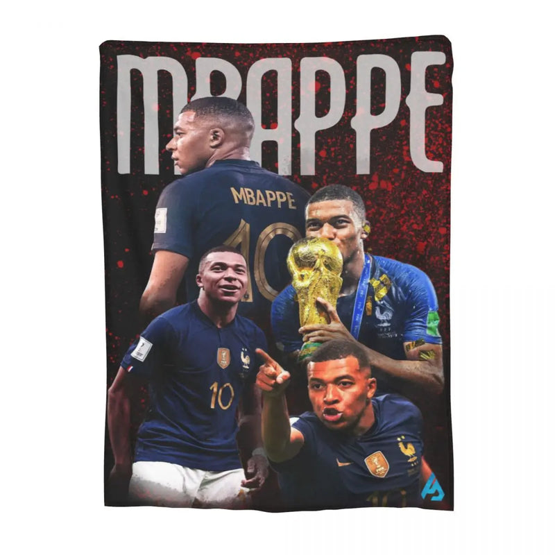 Manta de Fútbol para Fans de Mbappé