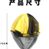 Yellow and black parachute toy with a mini soldier for outdoor kids play