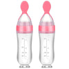 Silicone Baby Food Feeder Spoon with Suction Cup