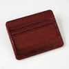 Slim Leather Card Holder with 4 Slots