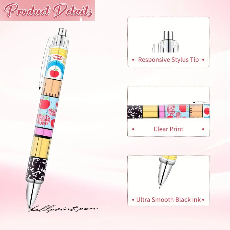 Teacher's Appreciation Ballpoint Pens (Set of 6, 12, or 18)