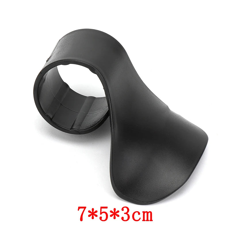 Black universal motorcycle throttle assist cruise control grip with dimensions 7x5x3 cm