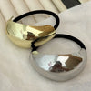 Geometric Metal Ponytail Scrunchie