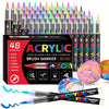 Acrylic Paint Markers with Brush Tips