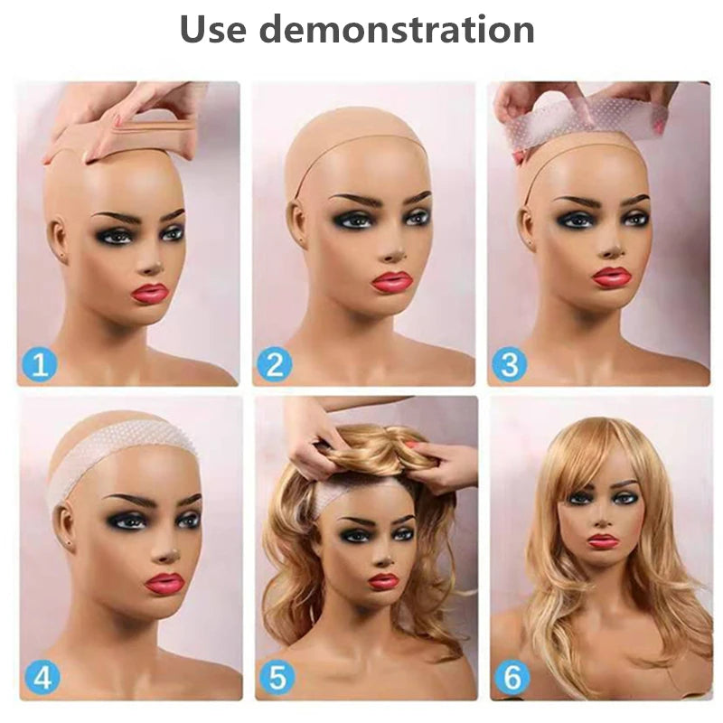 Silicone Wig Grip Band - Non-Slip Headband for Wigs & Sports