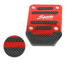 Aluminum Car Pedal Cover Set - Non-Slip Brake & Foot Pedals