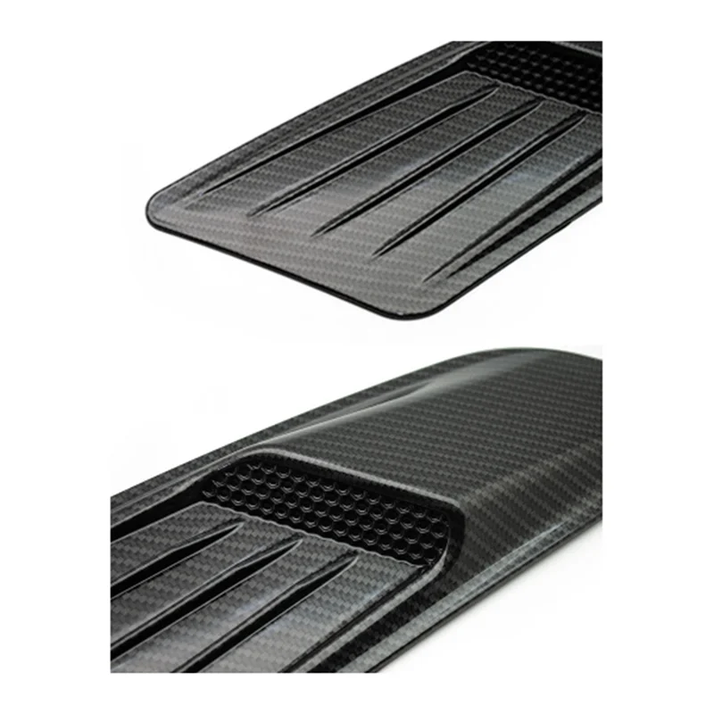 Ford Mustang Hood Air Outlet Vents - ABS Carbon Look