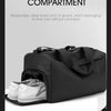 Versatile Travel Gym Bag with Wet/Dry Separation