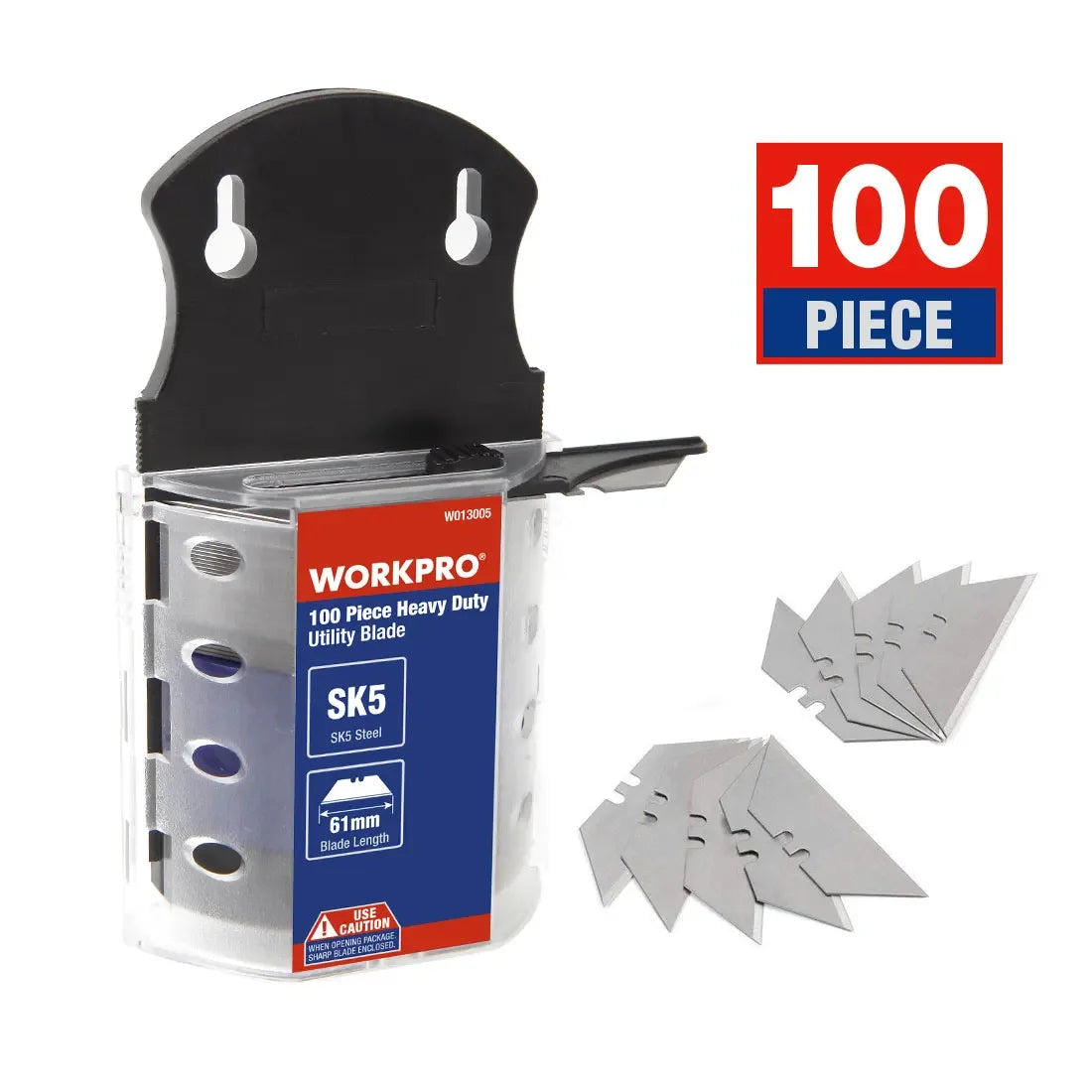 SK5 Steel Utility Knife Blades (T-Shaped, Heavy-Duty)