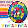 Sticky Ball Dart Board Set for Kids – Double-Sided Educational Family Game