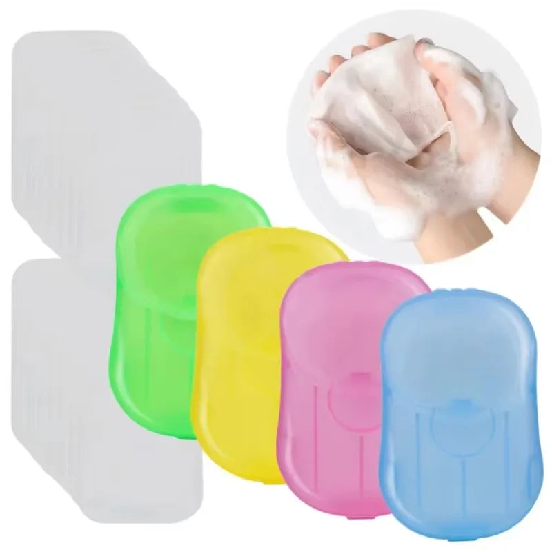 Portable Soap Paper Sheets with Mini Case