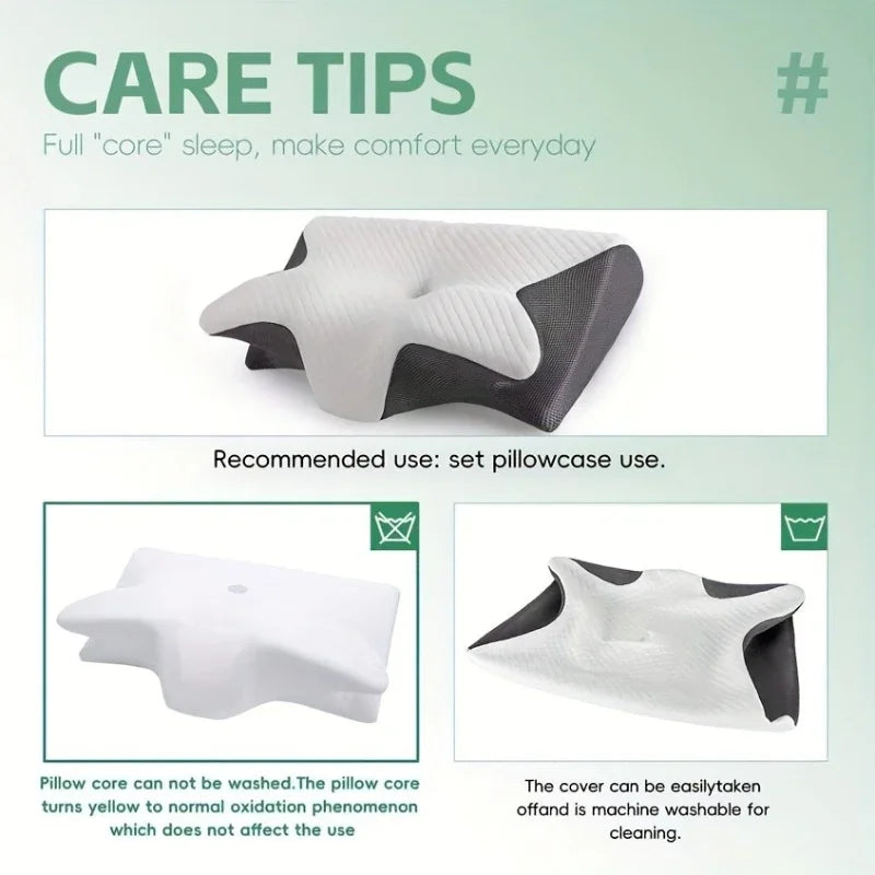 Contoured Ergonomic Neck Pillow