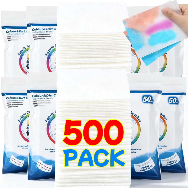 Laundry Color Catcher Sheets - Anti-Dye Transfer Laundry Helper