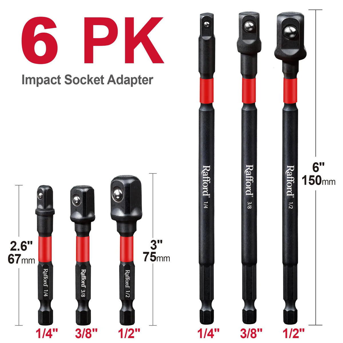 Professional Impact Socket Adapter Set