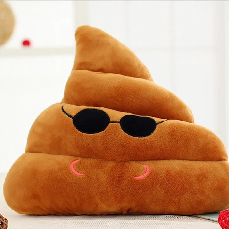 Funny Poop Plush Pillow – Soft Novelty Toy