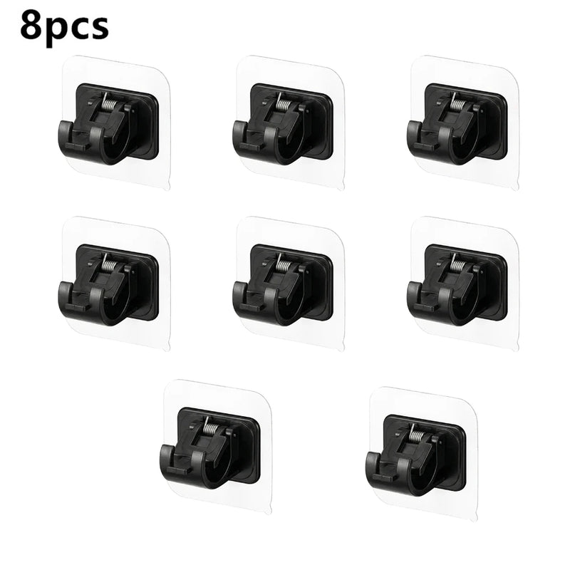 Self-Adhesive Curtain Rod Clip Hooks