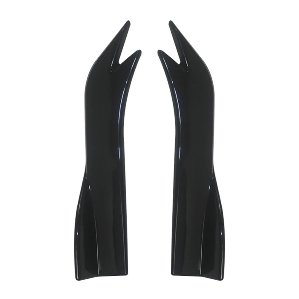 Universal Car Rear Bumper Splitters with Carbon Fiber Finish