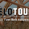 Heavy-Duty Padded Tool Belt Suspenders with Detachable Phone Holder