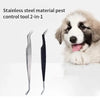 Professional 2-in-1 Tick Remover Tool for Pets & Humans