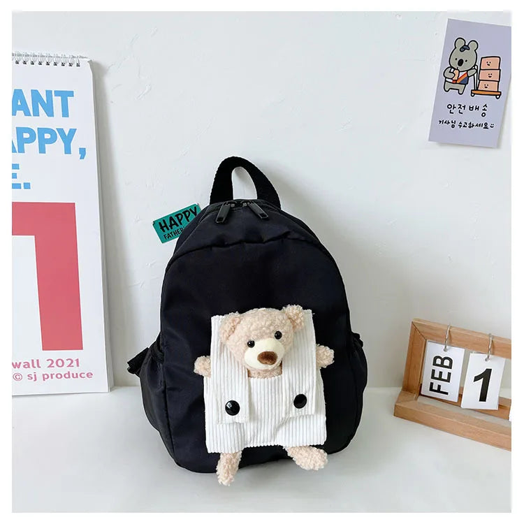 Cute Plush Bear Toddler Backpack