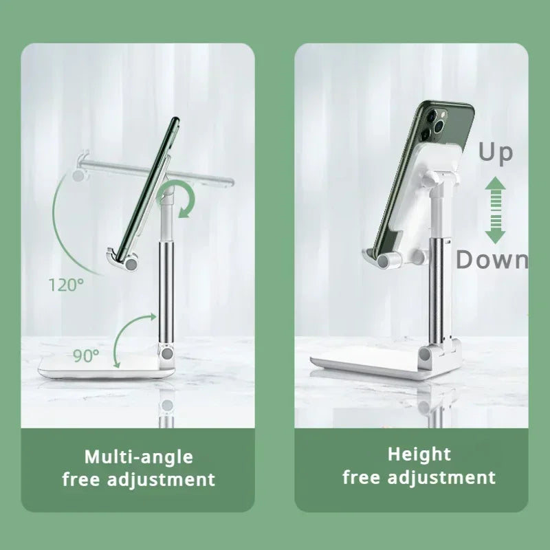 Foldable Desktop Phone Stand with Adjustable Height
