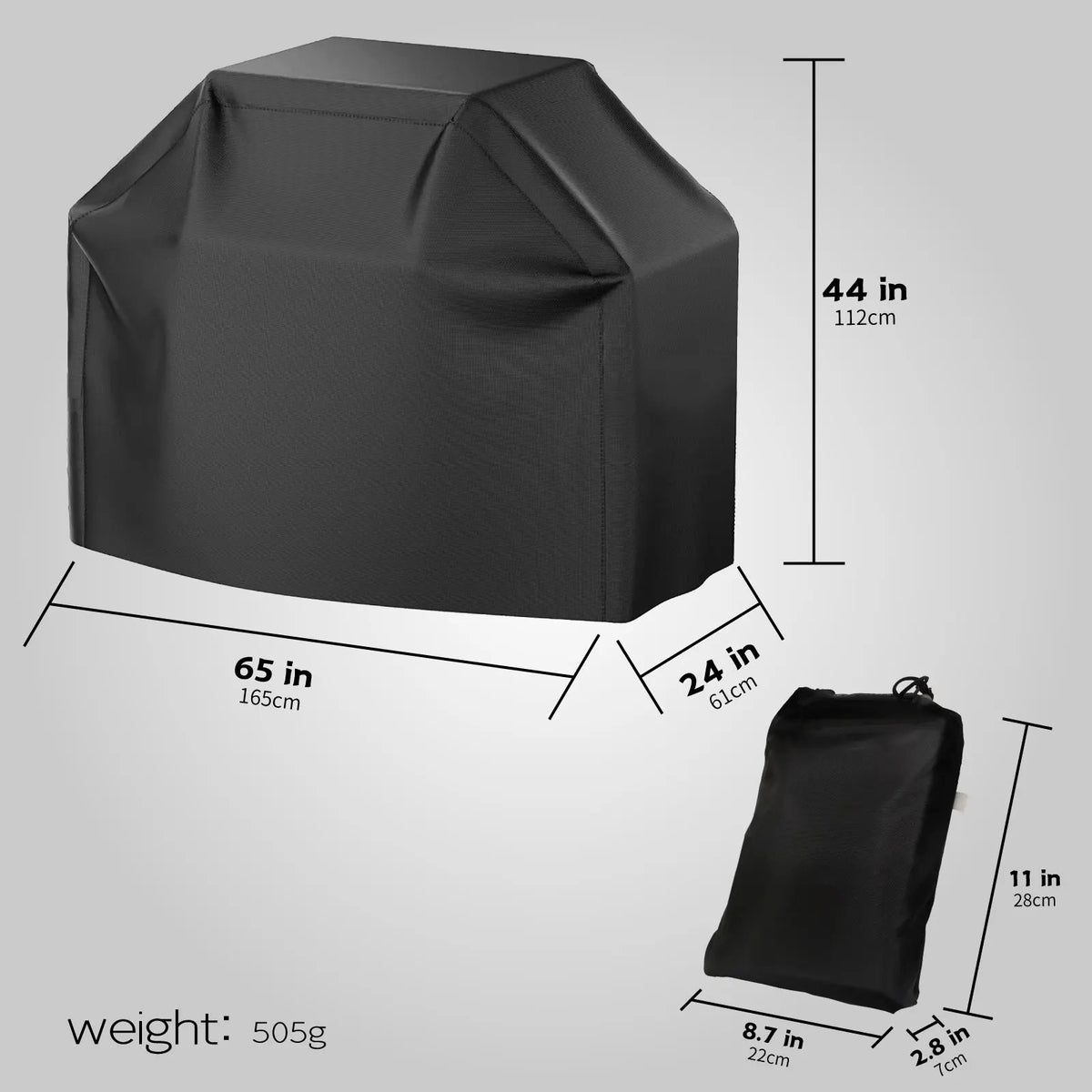 Heavy Duty Waterproof Grill Cover for Gas BBQ Grills