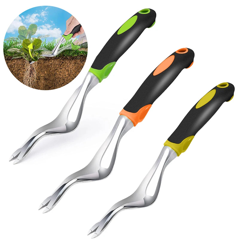 Ergonomic Hand Weeder with Durable Aluminum Shaft