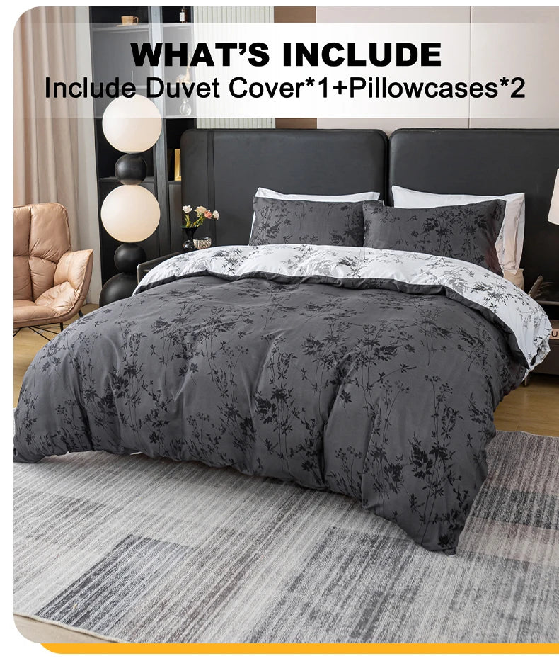 Artisan Pattern Print Duvet Cover Set with Pillowcases