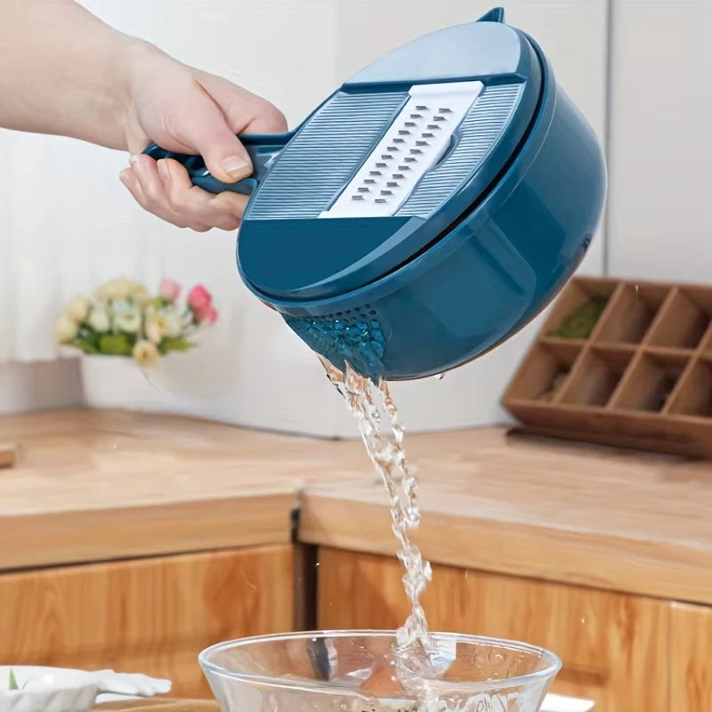 9-in-1 Vegetable Chopper with Collection Container