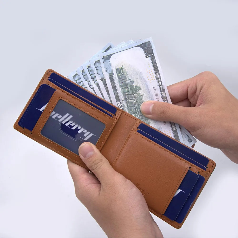 Carbon Fiber RFID Blocking Bifold Wallet for Men