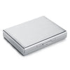 Skull Print Stainless Steel Credit Card Holder Wallet