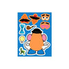A colorful illustration featuring characters from Toy Story: Woody, Buzz Lightyear, and other friends.