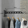 Wall-Mounted Foldable Clothes Drying Rack
