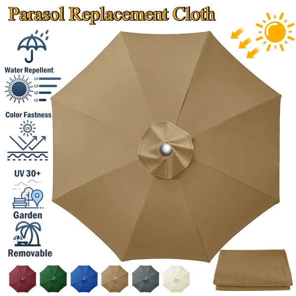 Waterproof Replacement Patio Umbrella Canopy