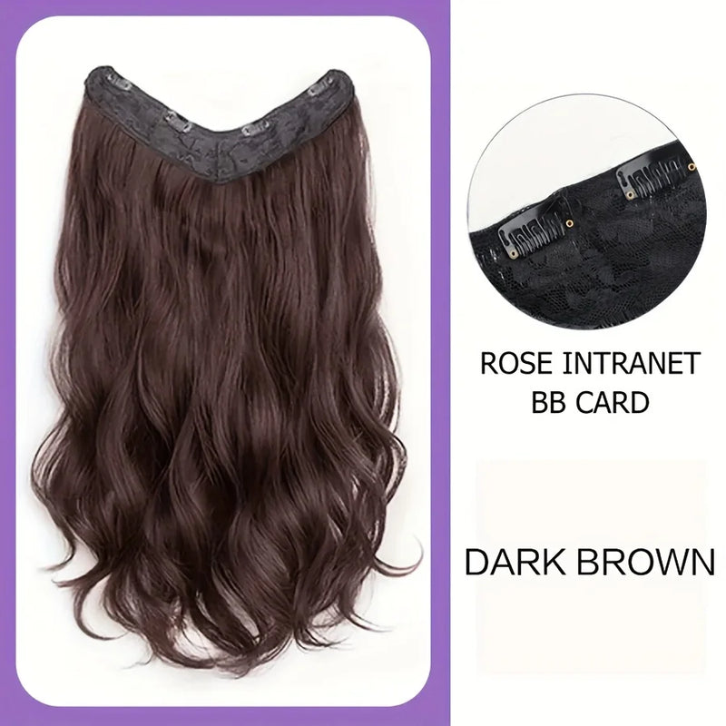 Synthetic Long Wavy Clip-In Hair Extensions