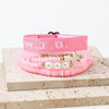 Handwoven WWJD Beaded Bracelet Set