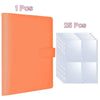 A5 PU Leather Photo & Card Organizer Binder with 4-Pocket Sleeves