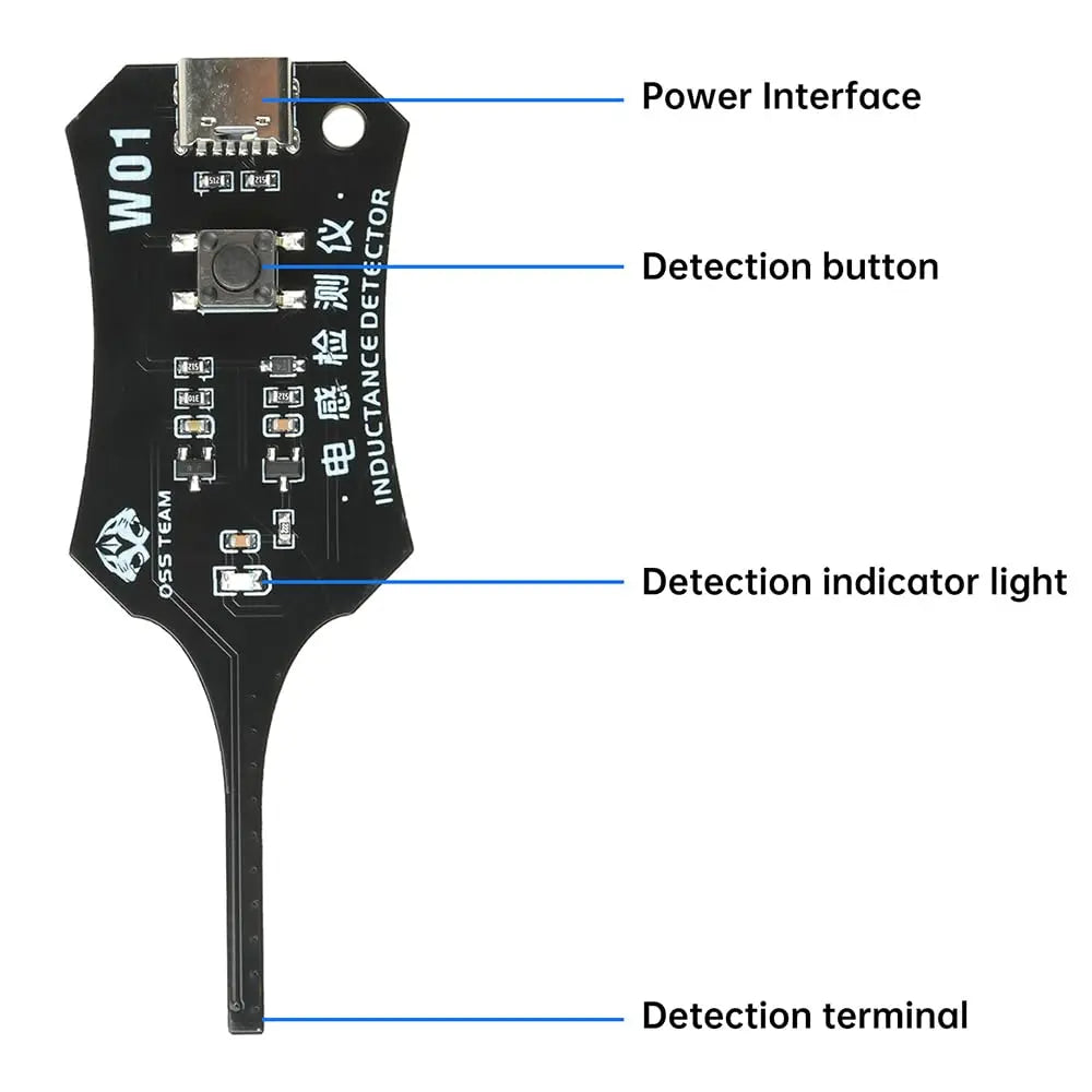 Type-C Inductance Tester for Circuit Board Diagnostics