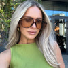 Gradient Lens Square Sunglasses