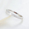 Bagues en Argent Sterling Ajustables avec Zircon