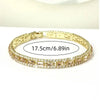 14K Gold Plated Tennis Bracelet with Cubic Zirconia
