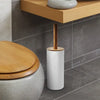 Bamboo Bathroom Organizer Set with Soap Dispenser