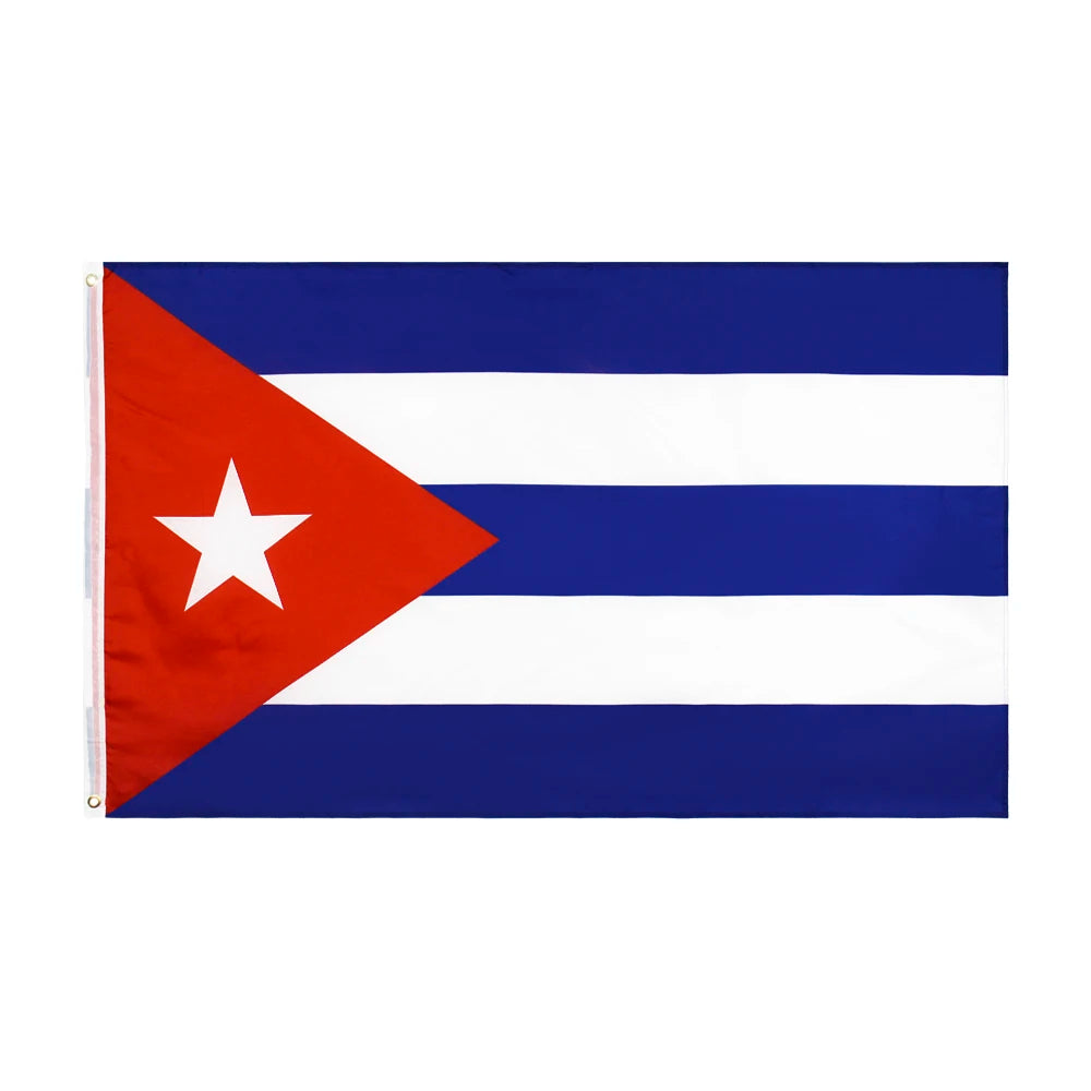 Cuba Flag 90x150cm - Vibrant Polyester for Indoor/Outdoor Display