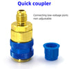 Car A/C Oil and Dye Injector with Low-Side Quick Coupler